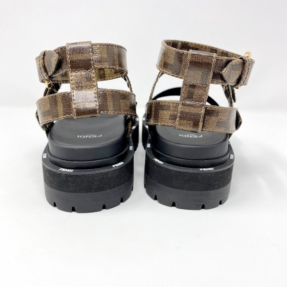 SANDALS Sandals in glossy black neoprene - Picture 6 of 7